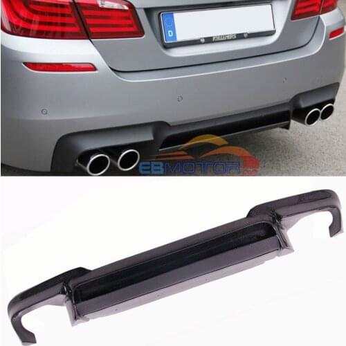 Real carbon fiber Rear lip Diffuser Insert for BMW F10 M5 12-16 B484