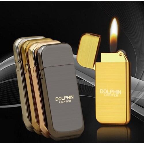 Pearl Wheel Metal Creative Inflatable Butane Gas Lighter Advertising Lighter Gift Cigarette Accessories