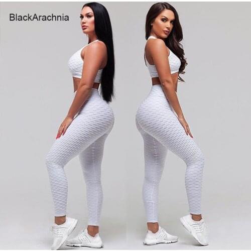 BlackArachnia Women Solid Color Yoga Set High Waist Workout Ladies Suits Sexy Gym Sportswear Women Summer Sexy Deep V-Neck Suit