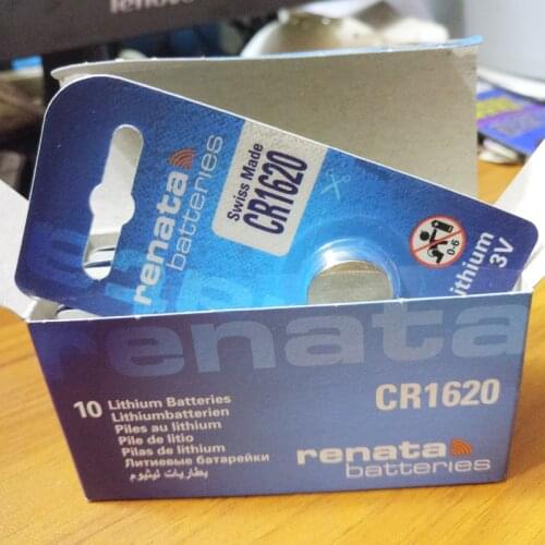 100X renata CR1620 CR 1620 3v Lithium Battery Remote control battery car remote battery Scales , motherboard battery