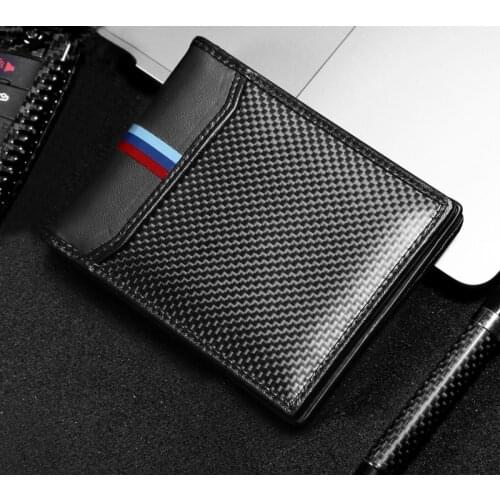 Car Driver License Credit ID Card Holder Carbon Fiber Wallet For Mercedes W204 W203 W211 BMW E90 E46 E60 M Mustang Subaru BRZ