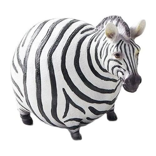 Zebra Statue Animal Figurine Creativity Style nordic home accessories home decor home house figurines Office Decoration Gift