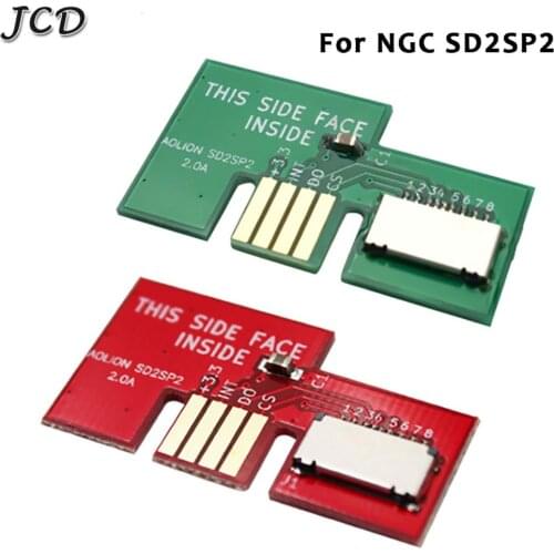JCD 1PCS PCB Replacement Micro SD Card Adapter TF Card Reader For Nintendo GameCube NGC SD2SP2 SDLoad SDL Adapter Professional