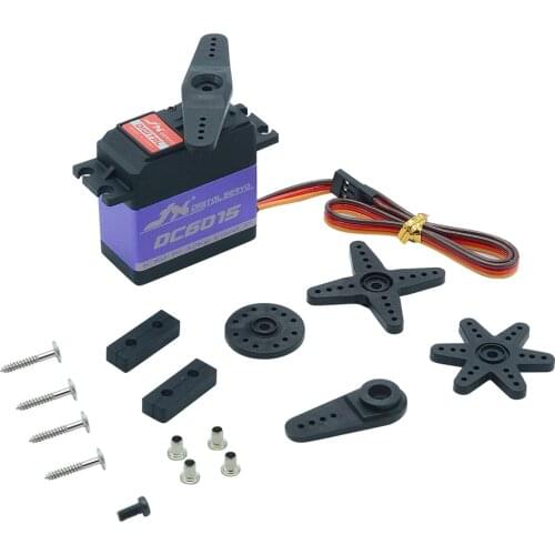 JX Servo DC6015 60g 15kg Core Metal Gear Digital Servo For RC Car Crawler Boat Airplane Robot Helicopter