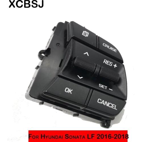 For Hyundai Sonata LF 2016-2018 Steering Wheel Buttons Bluetooth Phone Cruise Control Remote Control button left music button