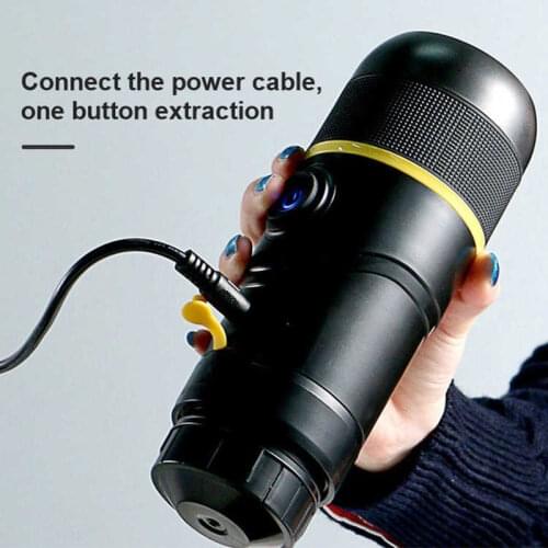 Coffee Machine for Car Portable Home Car Dual Use Self Heating Coffee Maker for Outdoor Travel USB/Cigarette Lighter Coffe Maker