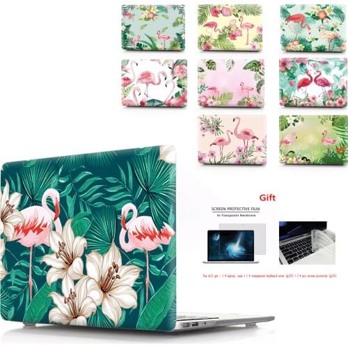 Flamingo color printing shell notebook case for Macbook Air Pro Retina M1 Chip 11 12 13 15 16 inch for A2179 A2337 A2289 A2338