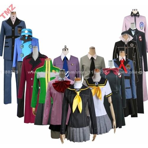 Shin Megami Tensei: Persona 3 4 5 Yukari Takeba Shinjiro Aragaki Tensei Elizabeth Gekkoukan Cosplay Costume,Customized Accepted