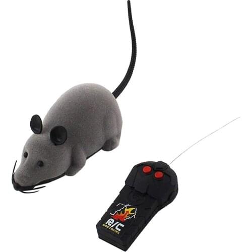 MUQGEW19 Hot RC Funny Wireless Electronic Remote Control Mouse Rat Pet Toy for Cats for Kids Gifts toy Drop Shipping 20