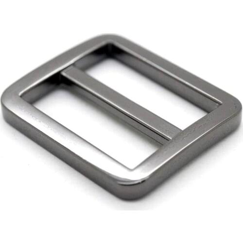 5Pcs 25mm/1'' Metal Tri-Glide Buckles Slider Adjust Metal Buckle Ring for Backpack Web Strap DIY Bag Accessory Leather Crafts