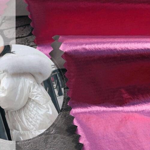 Wholesale 20d colorful bronzing metallic nylon taffeta bright laser magic color holographic waterproof Windbreaker fabric