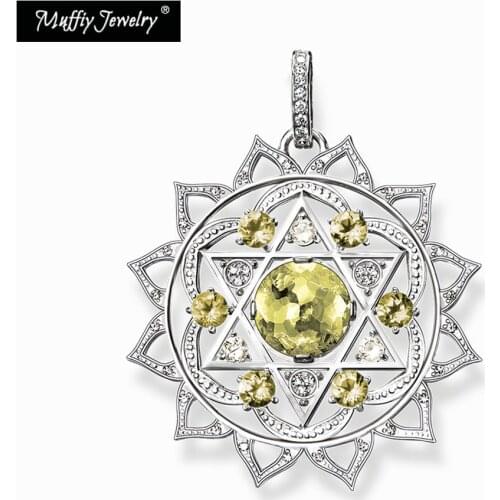 HEART CHAKRA Trendy Pendant,2019 New Fashion Europe Style Soul Fashion Good Jewelry For Women, Gift In 925 Sterling Silver