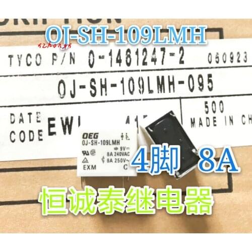Relay OJ-SH-109LMH authentic 9VDC 8A