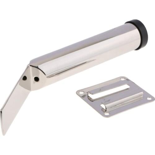 Boat Fishing Rod Holder Removable Slide Mount Stainless Steel Pole Bracket