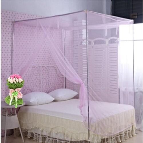 Encryption Nets 1.5 m Bed Student Dormitory Mosquito Nets Party 16 eyes of 1.5 m wide bed square top mosquito net Fashion A3059