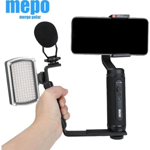96 LED Video Light 3200/5500K On Camera Photo Studio Lighting Handheld Gimbal Hot Shoe Fill Light for Smartphone DSLR SLR Camera