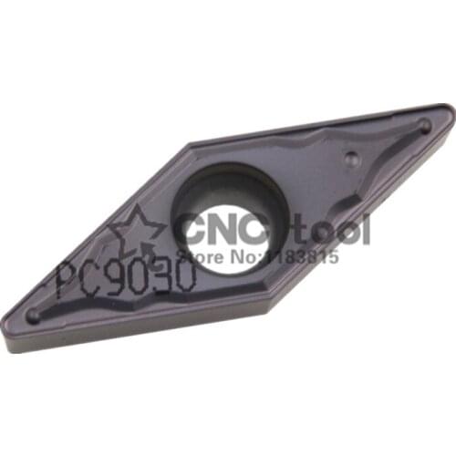 VCMT Carbide Inserts Lathe Cutter Tools VCMT160404-HMP VCMT160408-HMP PC9030 for Stainless Steel Turning Tools 10pcs Origina