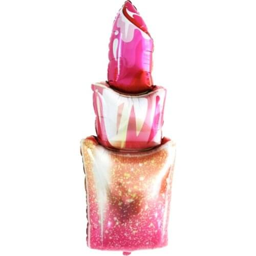 100pcs Jumbo Lipstick Foil Balloon Bachelorette Hen Party Bridal Shower Spa Party Valentines Day Party Supplies