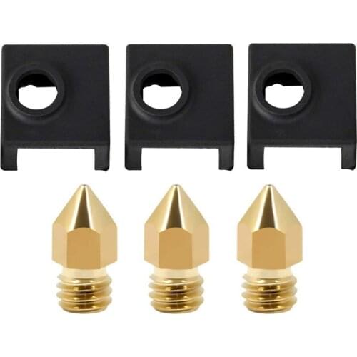 3D Printer MK7/8/9 Protective Silicone Sock Cover Case for Heater Block of Creality CR-10 10S S4 S5 Anet A8 MK7/MK8/MK9 Hotend