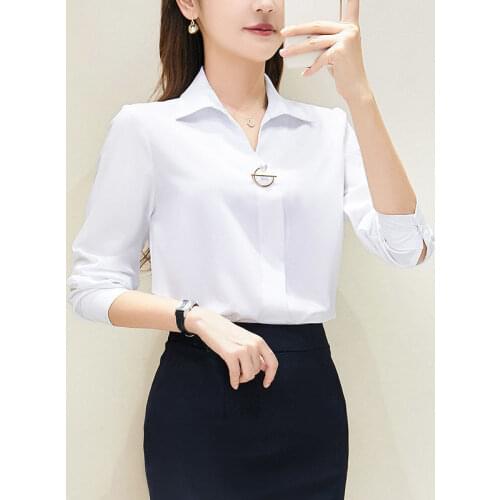 Women Blouse Spring Autumn Loose Top plus Size Womens Long-Sleeve Shirts Blouse Shirts Ropa De Mujer