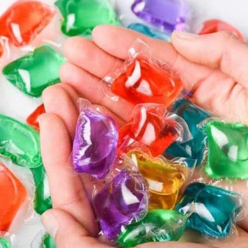 10PCS Laundry Colour Condensation Washing Cleaning Beads Capsules Travel Washing Cleaner Cleaning