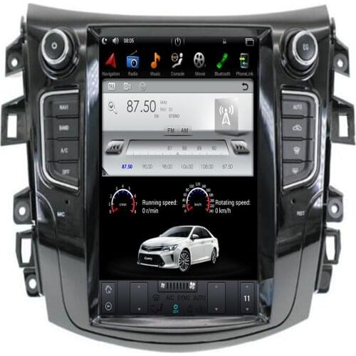 Android Tesla style Car GPS Navigation no DVD Player For NISSAN NP300 Navara 2014+ multimedia tape radio recorder head unit PAD