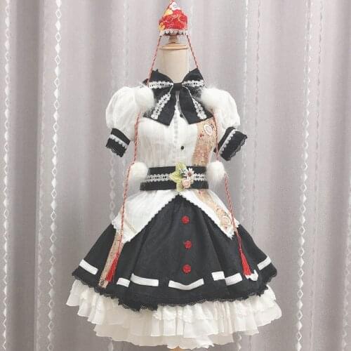 Anime Touhou Project Syameimaru Aya Lolita Dress Limited Edition Uniform Cosplay Costume Women Halloween Free Shipping 2020 New