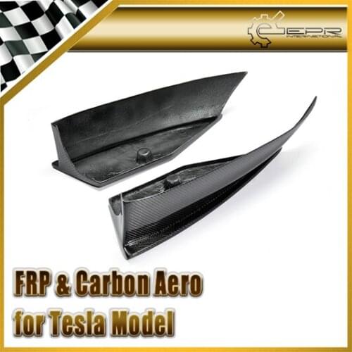 Car-styling For Tesla Model S Revo Style Carbon Fiber Rear Spat In Stock