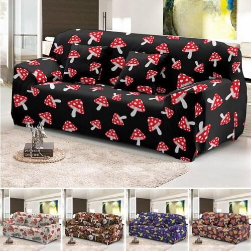Mushroom Elastic Stretch Tight Wrapped Corner Sofa Covers For Living Room L Shape Couch Cover Washable Dust-proof Slipcover