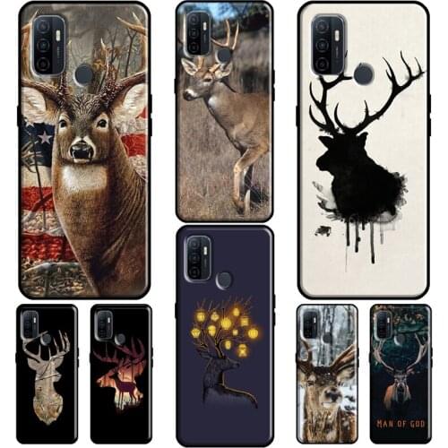 STUNNING DEER Animal For OPPO F5 F7 A52 A72 A1K A5S A15 A83 A91 A31 A53 A9 A5 2020 Reno 4 Pro 2Z Phone Cover