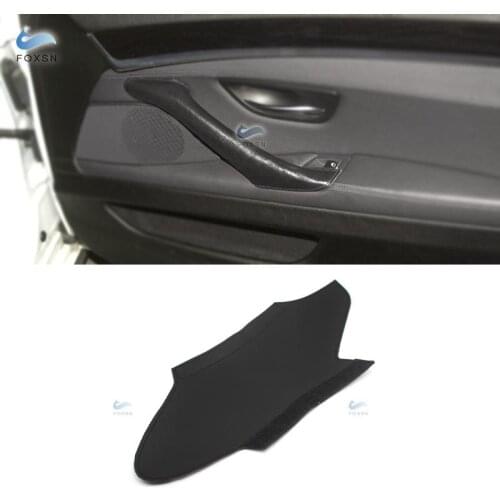 For BMW 5 Series F10 F18 2011 2012 2013 2014 2015 2016 2017 Microfiber Leather Car Interior Door Handle Panel Pull Trim Cover