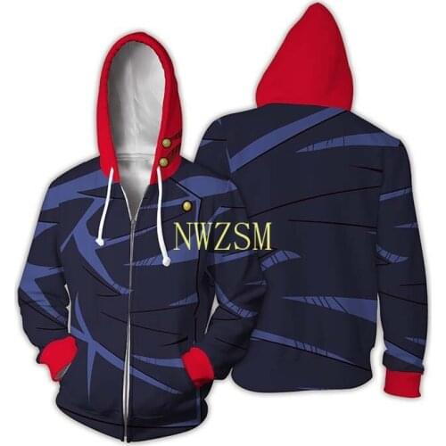 Jujutsu Kaisen Cosplay Hoodie Yuji Itadori Cos Sweater 3D Printed Anime Halloween Cosplay Costumes S-XXL