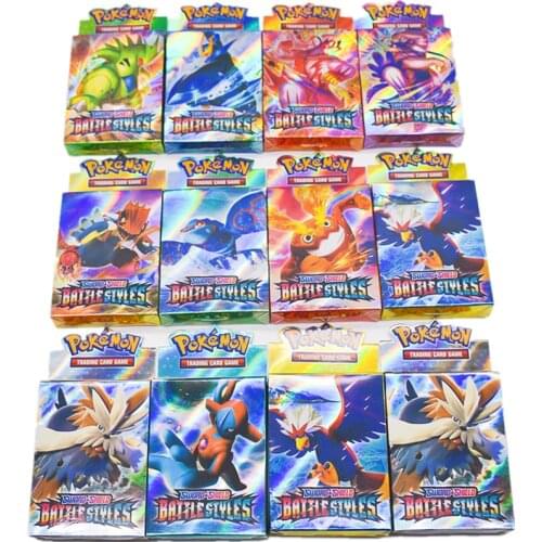 Pokemon Card 1Box Toys 25Pcs TCG: Sword & Shield Battle Styles Booster Bag Sealed Trading Card Game Collectible Toys