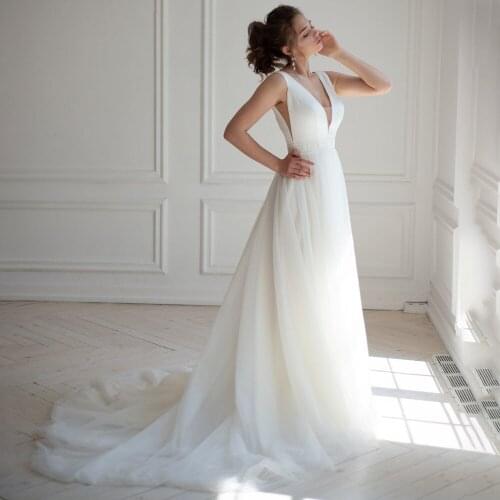 La estrella de mar Satin Wedding Dresses