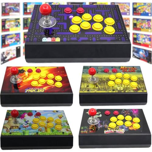 RAC-S300 Retro Arcade Game Console Joystick Fighting Stick Metal Case Artwork Panel 128G