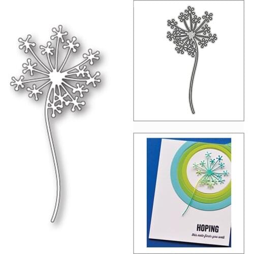 New Tenacious Vivid Dandelions 2020 Metal Cutting Dies for DIY Scrapbooking and Card Making Decorative Embossing Craft No Stamps