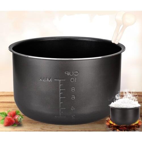 New Electric Pressure Cooker Liner 3L/4L/5L/6L Non-stick Pot Rice Pot Inner Gall Black Crystal Inner Accessories Cooker Parts