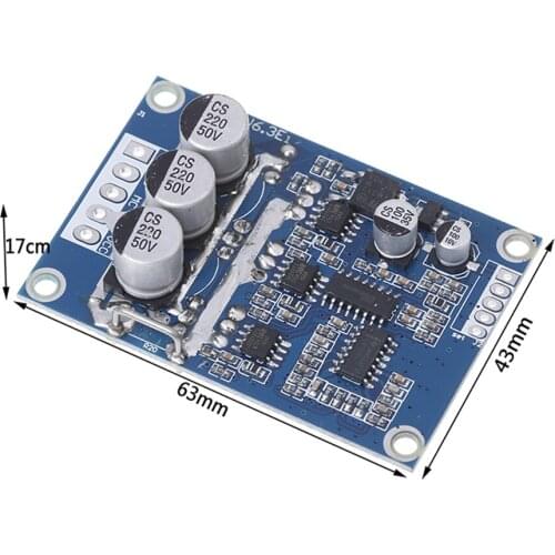 New 1PC DC 12V-36V Hall Motor Controller Balancing Car Driver Control Module 500W PWM Balanced BLDC Driver Board High Quality