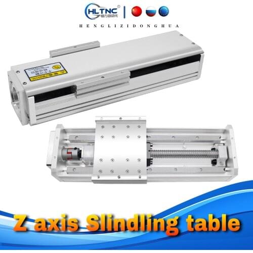 Z X Y axis motion Fully Enclosed Sliding Table CNC sliding stage travel 100-2000mm linear guides EGH15CA ball screw SFU2005/2010