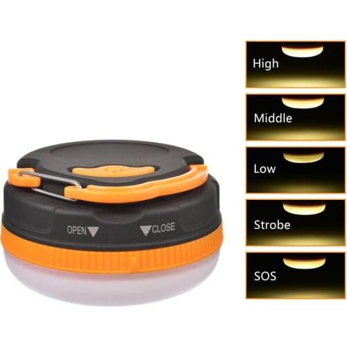 Portable camping lantern night light super bright 5 kinds of switch mode 3W lumens IP44 Waterproof LED camping camping light