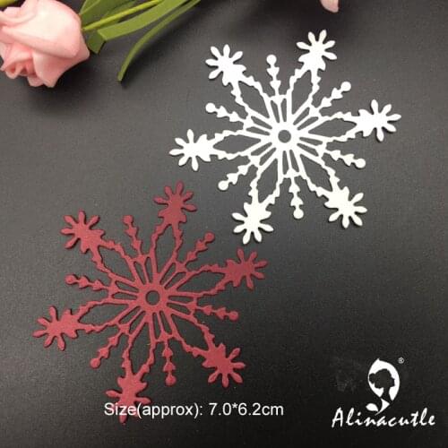 Die Cut Metal Cutting Winter Snowfalkes Alinacraft Scrapbook Album Papercraft Handmade Card Stencil Art Cutter Punch Die