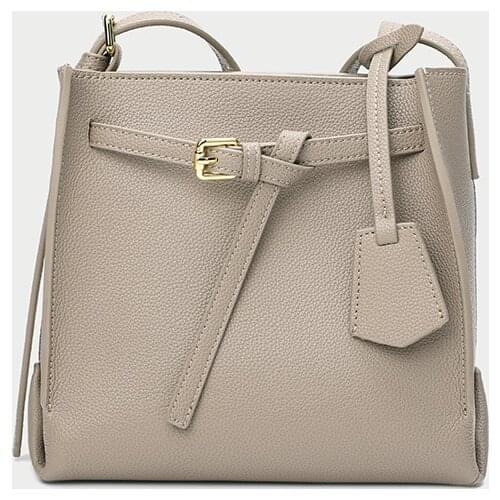 2021 New In Women Small Bucket Bag Real Leather Brief Crossbody