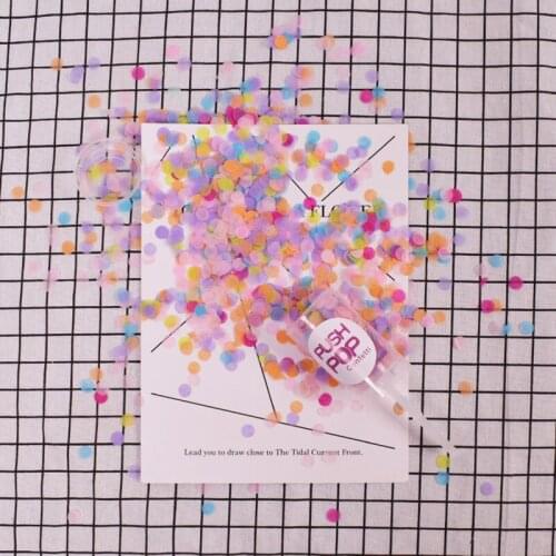 Wedding Push Pop Confetti Poppers For Baby Bride Shower Kids Birthday Party Funny Toy Celebration Exploding PSC93
