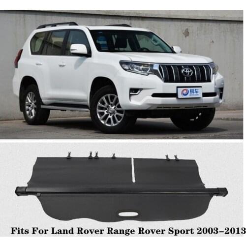 High Qualit Car Rear Trunk Cargo Cover Security Shield Screen shadFits For Land Rover Range Rover Sport 2003-2013 (black, beige)