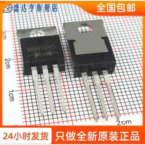 10Pcs/Lot MBR1045CT MBR1045 10A 45V TO220 DIP Schottky Barrier Diode