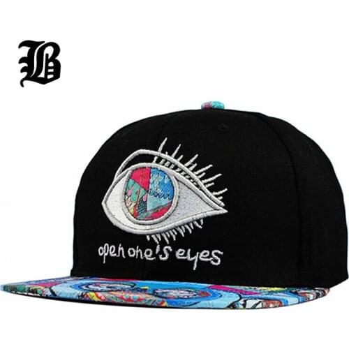 [FLB] 2017 Snapback Caps Bone Masculino NEW Quality Unisex Fashion Brand Man Hip Hop Eyes Along Visor Snap Back Cap gorras