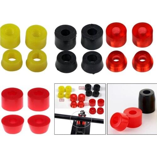 4pcs Pivot Cups Skateboard Wheels Longboard 85A Low Noise Wear-resisting Road Field Street Skating
