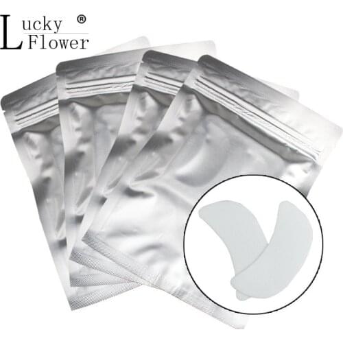 50 pairs Korea super thin Eyelash Extension Under Eye Gel Patches Lint Free hydro Eye Pads