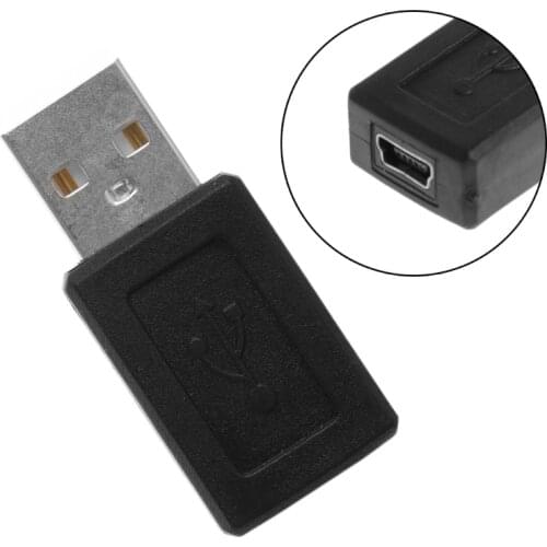 ALITER USB 2.0 Type A Male To Mini USB 5-Pin Type B Female Connector Converter Adapter