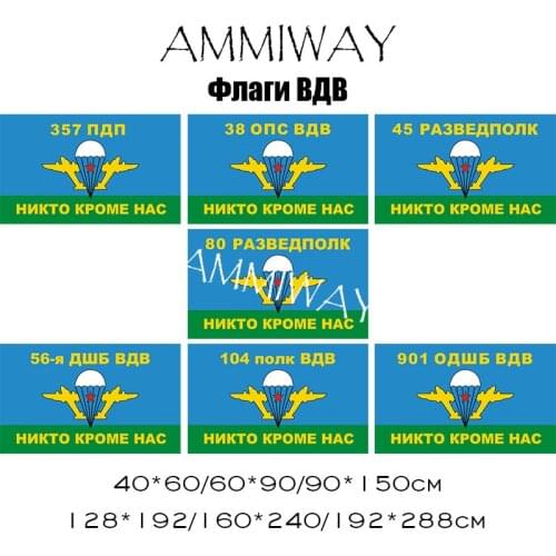 AMMIWAY Russia 356 RAP 38 OPS 45 Reconnaissance 80 Intelligence 56th DShB VDV 901 ODSHB 104 Airborne Regimente Army Troops Flags